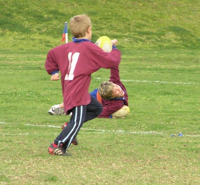 Under 10s foot race